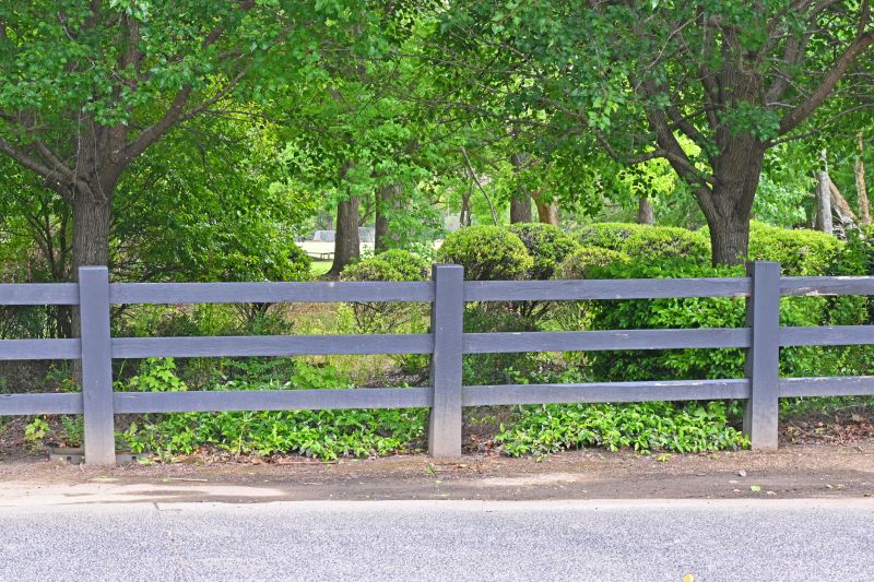 Split Rail Fence Installation detail